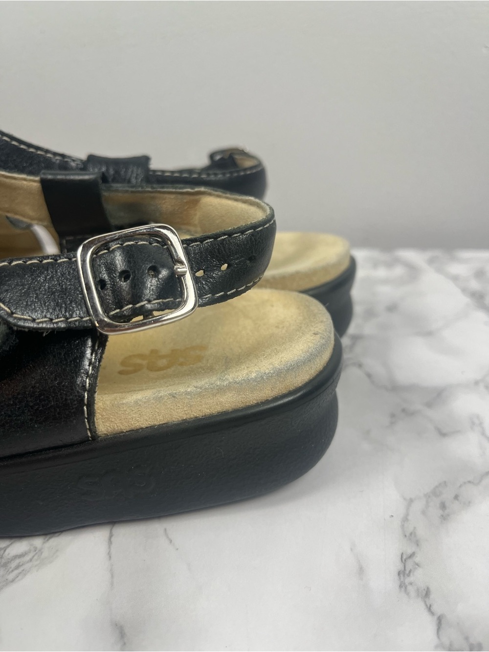 SAS Albuquerque Women's Huggy - Nero Size 9.5 Narrow - Picture 7 of 12